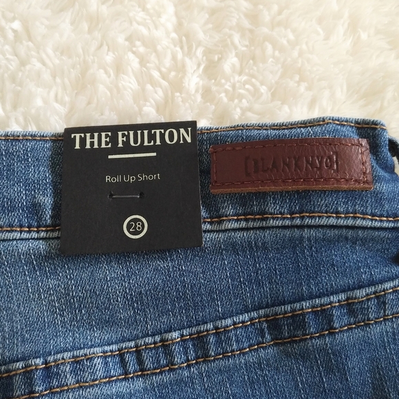 ✨️HP✨️ Blank NYC🗽The Fulton Mid Rise Denim Shorts - NWT - Picture 10 of 13